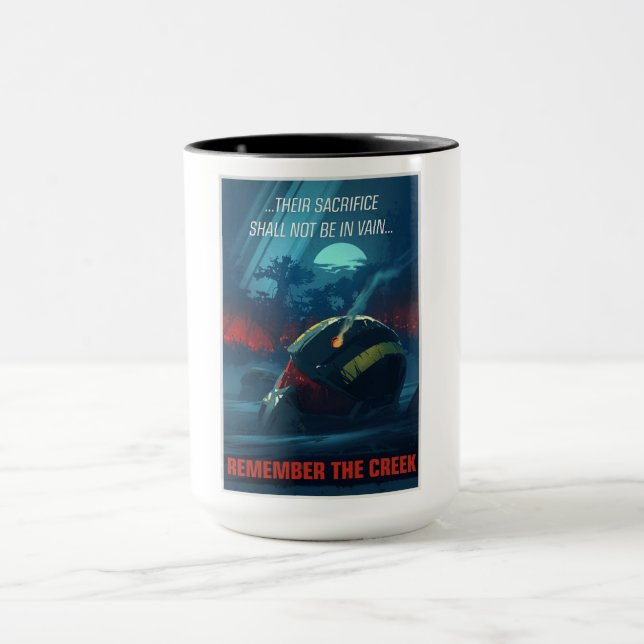 Taza Recuerda el arroyo - Helldivers 2 (Centro)