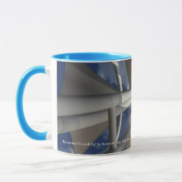 Taza "Recuerde mirar para arriba "