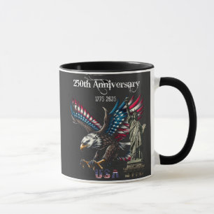Taza Recuerdo Aniversario EE. UU. 250º