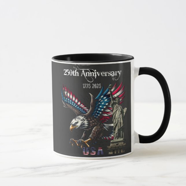 Taza Recuerdo Aniversario EE. UU. 250º (Derecha)