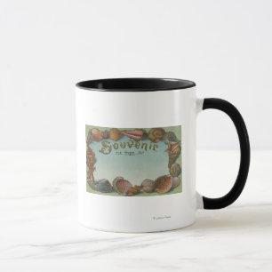 Taza Recuerdo de #1 - cualquier ciudad, estado