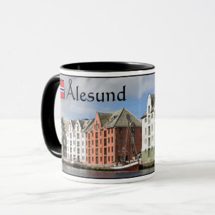 Taza Recuerdo de Alesund Noruega