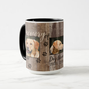 Taza Recuerdo de madera rústico conmemorativo de la