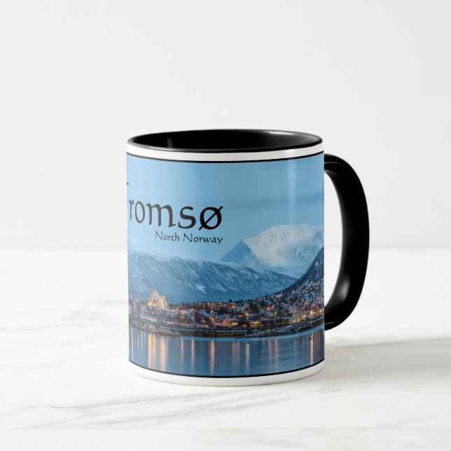 Taza Recuerdo de Tromsø Noruega (Anverso derecho)