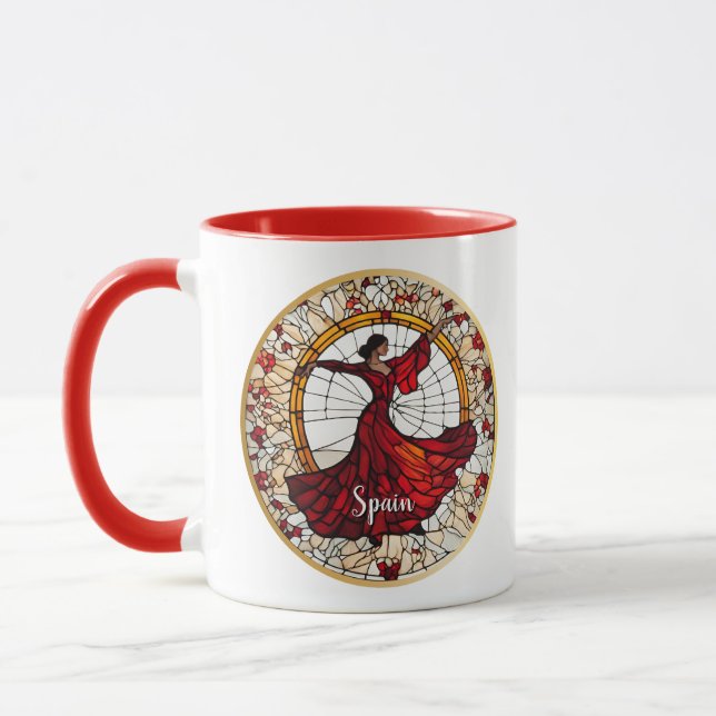 Taza Recuerdo de vacaciones en España  (Izquierda)