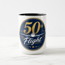 recuerdo de viaje en avión de oro 50º vuelo