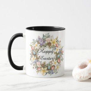 Taza Recuerdo Floral de Primavera Personalizado