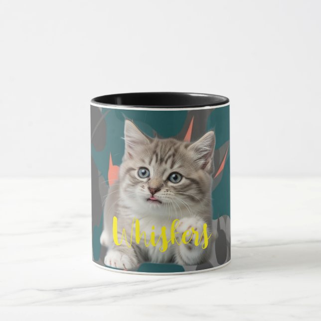 Taza Recuerdos meow-gical: Mug personalizada de fotos d (Centro)