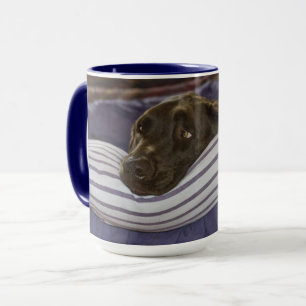 Taza Recuperación de chocolate en cama morada