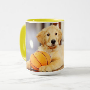 Taza Recuperador de oro con juguete de baloncesto
