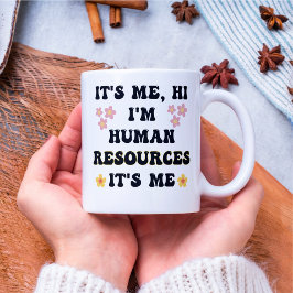 Taza Recursos humanos: Mug, regalos, café negro acento