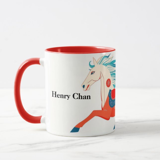 Taza Red 2026 Year Of The Horse Lucky (Izquierda)