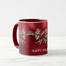 Taza Red Bow Holiday Mug
