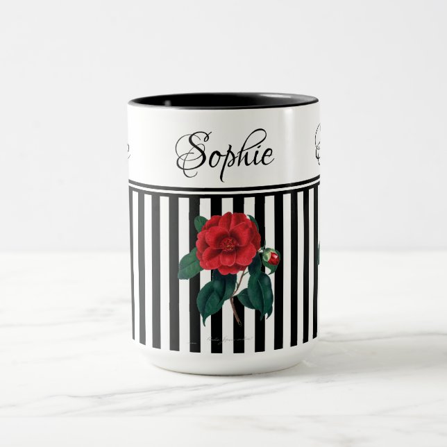 Taza Red Camillia Floral Mug (Centro)