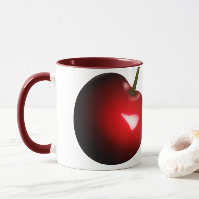 Taza Red Cherry Mug (Con donut)