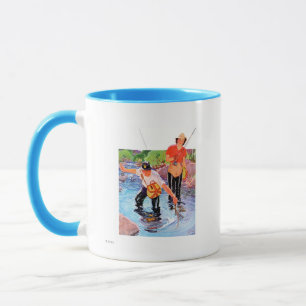 Taza Red de un pescado de R.J. Cavaliere