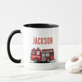 Taza Red Fire Truck Party Décor | Custom Kids Birthday