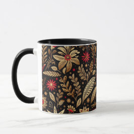 Taza Red Floral Mexican High 