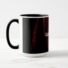Taza Red Horse Mane Resumen Café Mug