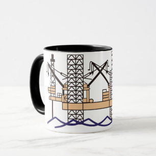 Taza Red petrolífera marítima