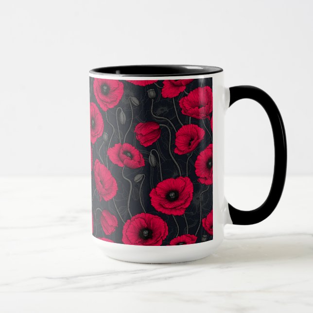 Taza Red Poppies (Derecha)