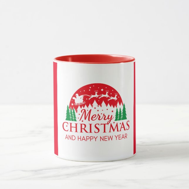 Taza Red Top Quality Navidades MUG por regalo. (Centro)