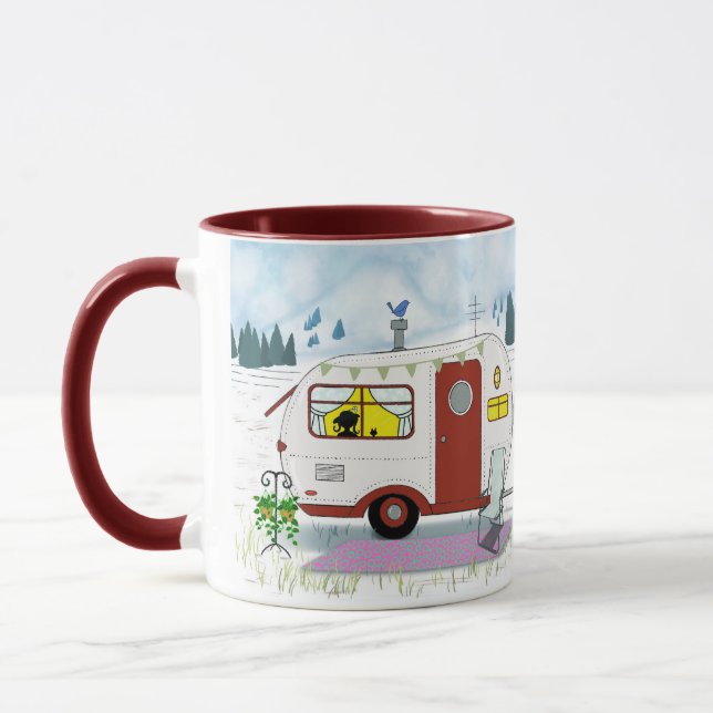 Taza Red Trailer Camp Moda Mug (Izquierda)