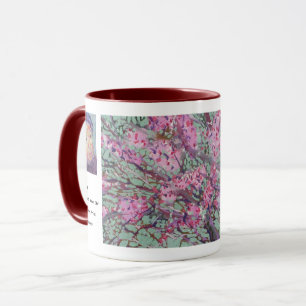 Taza Redbud En Un Cielo Verde Mate / Artista Larry Lere