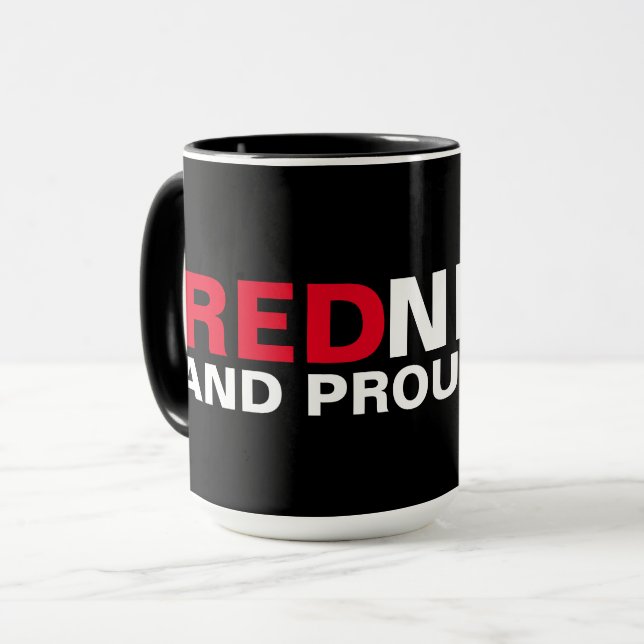 Taza Redneck Y Orgulloso De Eso (Anverso izquierdo)