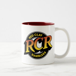 Taza redonda del logotipo del RCR