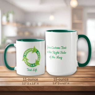 Taza Reducir la reutilización del silenciador de recicl