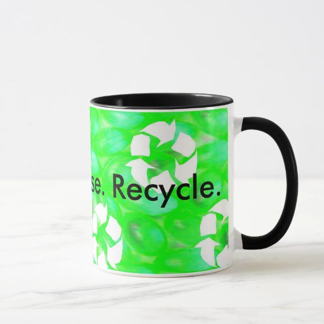 Taza Reduzca. Reutilización. Recicle (Derecha)
