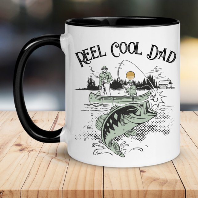 Taza Reel Guay Dad (Reel Cool Dad Father's Day Mug)