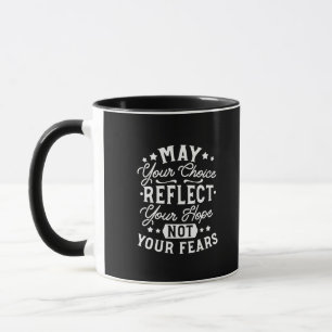 Taza Refleja Esperanza No Miedo – Frase Motivacional de