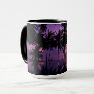 Taza Reflexión de la palmera