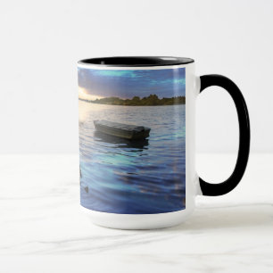 Taza Reflexión de los barcos de navegación de la pues