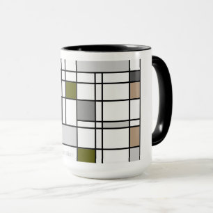 Taza Reflexión minimalista III sobre De Stijl Mug