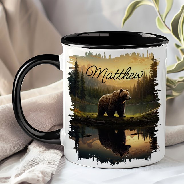 Taza Reflexión sobre el lago paradisíaco del oso (Subido por el creador)