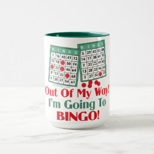 Taza Refrán divertido del bingo