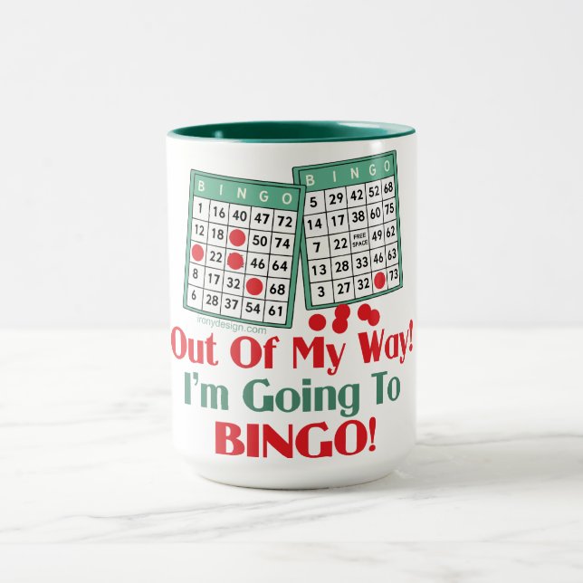 Taza Refrán divertido del bingo (Centro)