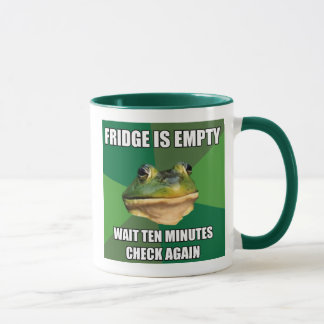 Taza Refrigerador vacío de la rana asquerosa de Bachel