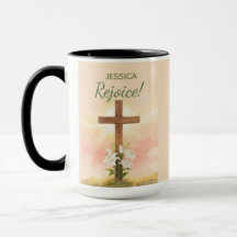 Regalo cristiano de cruz de Pascua de Resurrección