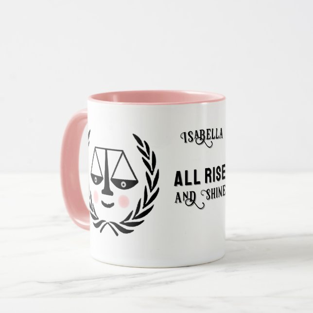 Taza Regalo de abogado personalizado (Anverso izquierdo)