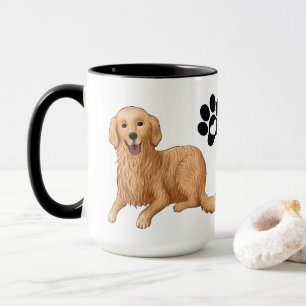 Taza Regalo de adorable cachorro de perro de dibujos an