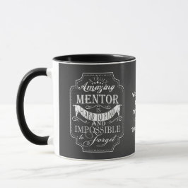 Taza Regalo de agradecimiento a un mentor increíble par