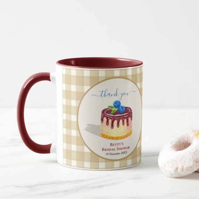 Taza Regalo de agradecimiento para despedida de soltera (Con donut)