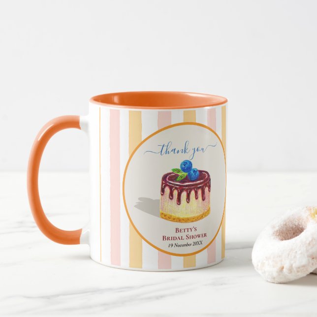 Taza Regalo de agradecimiento para despedida de soltera (Con donut)