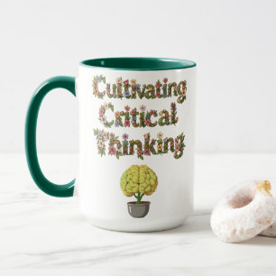 Taza Regalo de Agradecimiento para Maestros con Floral 