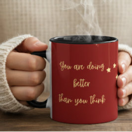 Taza Regalo de ánimo para la salud mental para ella
