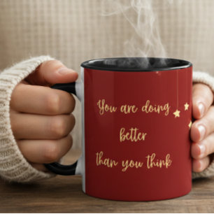 Taza Regalo de ánimo para la salud mental para ella